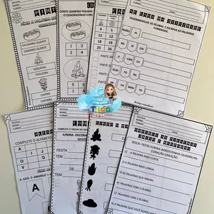 Imagem de capa para o Ebook SEQUÊNCIA DE ATIVIDADES JUNINAS 