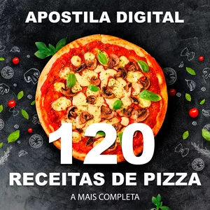 Imagem do curso 120 Receitas de Pizza - Apostila Digital