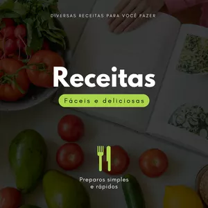 Imagem de capa para o Ebook Receitas para emagrecer