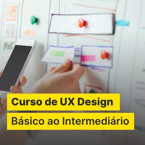 Imagem do curso Curso de UX Design - Básico ao Intermediário