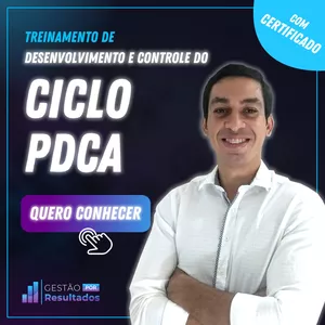Imagem de capa para o Curso online Treinamento de Desenvolvimento e Controle do Ciclo PDCA