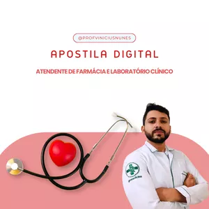 Imagem de capa para o Ebook APOSTILA DIGITAL - Atendimento de Farmácia e Laboratório Clínico