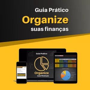 Imagem de capa para o Ebook Guia Prático Organize suas Finanças