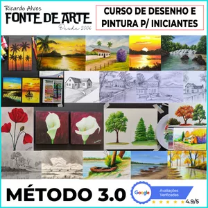 Imagem de capa para o Curso online Curso de Desenho e Pintura Para Iniciantes - Método Fonte De Arte 3.0