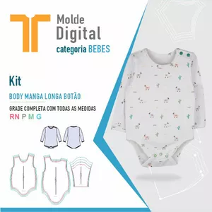 Imagem de capa para o Curso online kit molde Digital BODY MANGA LONGA BOTÃO