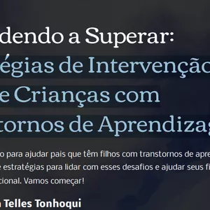 Imagem de capa para o Ebook Aprendendo a Superar- Estratégias de Intervenção para Pais de Crianças com Transtornos de Aprendizagem