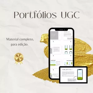 Imagem de capa para o Ebook Portfólios UGC