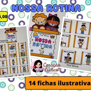 Imagem de capa para o Ebook 🌈 Nossa Rotina