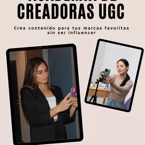Imagen de portada para Curso online Academia de creadoras UGC 