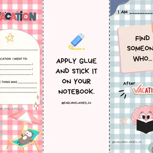 Cover image for Ebook Folder "Find someone who... - Back to school edition" | Kit Interativo em Inglês