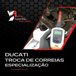 Imagem de capa para o Curso online Curso de Especialização em Troca de Correias Ducati