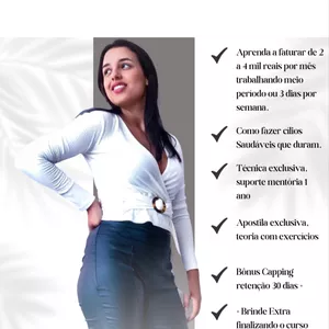 CURSO EXTENSÃO CÍLIOS MÉTODO LASHESPOWER