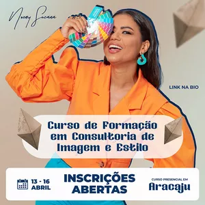 Imagem de capa para o Evento presencial Curso de Formação em Consultoria de Imagem e Estilo - Nível I