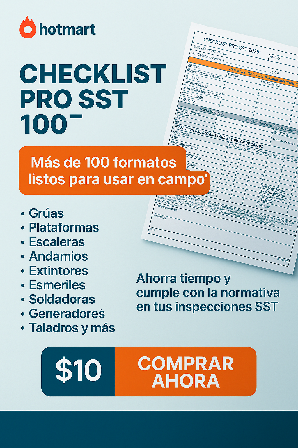 <p>CHECKLIST PARA EQUIPOS Y MAQUINARIAS</p>