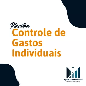 Imagem de capa para o Ebook Planilha | CONTROLE DE GASTOS INDIVIDUAL