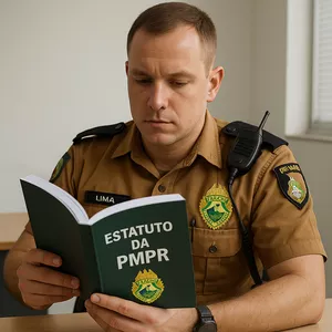 Imagem de capa para o Ebook PMPR Praça – Soldado – Legislação Institucional