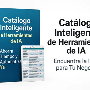Imagen de portada para Curso online Catálogo Inteligente de IA – Las Mejores Herramientas en un Solo Lugar
