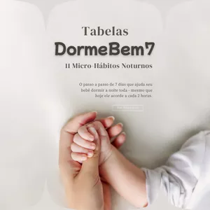 Imagem de capa para o Ebook Método DormeBem7 : Checklist, Acompanhamento e Planner