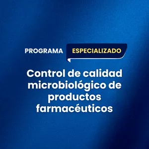 Imagen de portada para Curso online Programa especializado: Control de calidad microbiológico de productos farmacéuticos