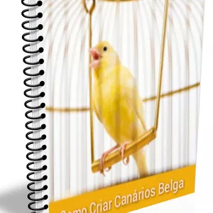 Imagem de capa para o Ebook COMO CRIAR CANÁRIOS BELGA
