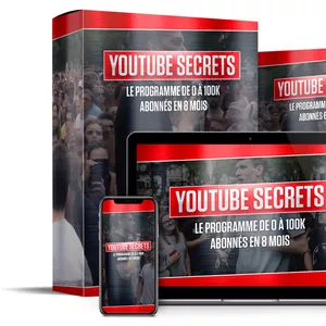 Image de couverture pour le Cours en ligne Youtube Secrets