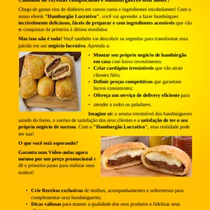 Imagem do curso Hamburgão Lucrativo - Fácil de Fazer e vender