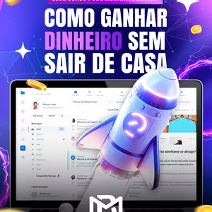 Imagem de capa para o Curso online COMO GANHAR DINEHIRO SEM SAIR DE CASA