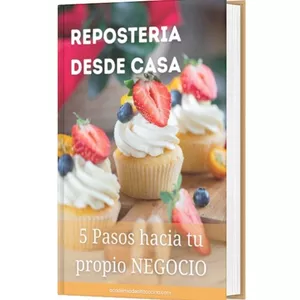 Imagen de portada para Curso online EBOOK Repostería desde Casa: 5 Pasos hacia tu Propio Negocio