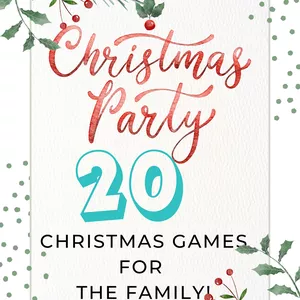 Cover image for Ebook 20 Christmas games for the whole family!!!!