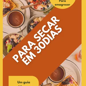 Imagem de capa para o Ebook Receitas para emagrecer em 30 dias