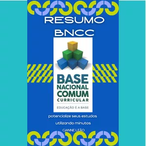 Imagem de capa para o Ebook RESUMO prático da BNCC, estude em minutos.