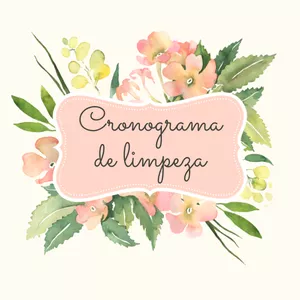 Imagem de capa para o Ebook Cronograma de limpeza