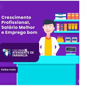 Imagem de capa para o Curso online Treinamento para atendentes de Farmácia