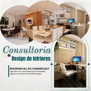 Imagem de capa para o Serviço online Consultoria de DESIGN DE INTERIORES