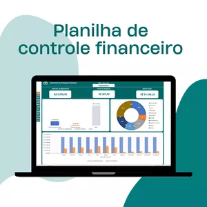 Imagem de capa para o Ebook Planilha de controle financeiro
