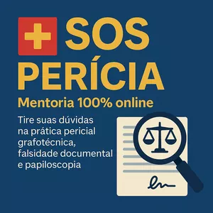 Imagem de capa para o Serviço online SOS PERÍCIA - Mentoria por hora 100% online