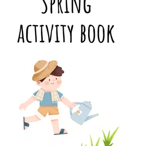 Cover image for Ebook Spring Activity Book for kids
