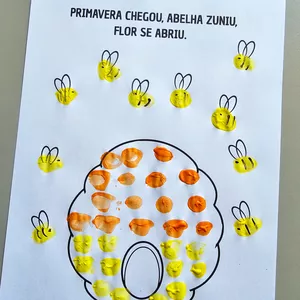 Imagem de capa para o Ebook ATIVIDADE ABELHINHAS A VOAR