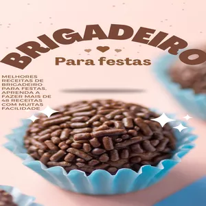 Imagem de capa para o Ebook 50 Brigadeiros de festas 