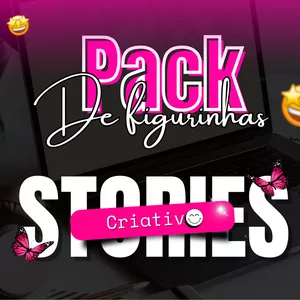 Imagem de capa para o Ebook Figurinhas criativas para Stories Instagram