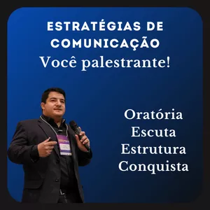 Imagem de capa para o Curso online Do medo ao Palco - Estratégias de Comunicação
