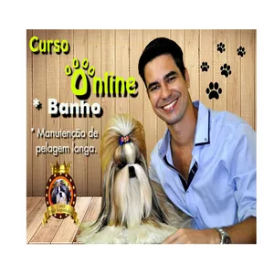 Imagem do curso Banho em cães com a pelagem longa
