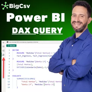 Imagen de portada para Curso online Power BI - DAX QUERY Avanzado