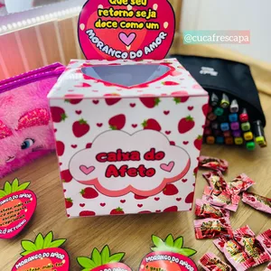 Imagem de capa para o Ebook Caixa do Afeto Morango do Amor