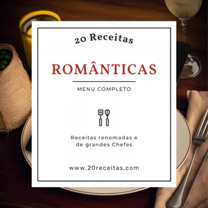 Imagem de capa para o Ebook 20 Menus Românticos: Delícias para Compartilhar a Dois