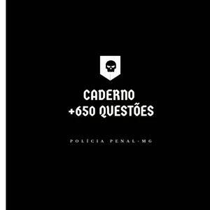 Imagem de capa para o Ebook + 650 QUESTÕES - Polícia Penal - MG - 2025