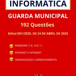 Imagem de capa para o Ebook INFORMÁTICA PARA GCM MARITUBA