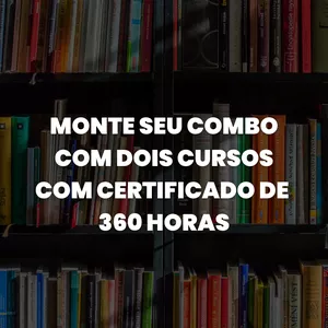 Imagem de capa para o Curso online 💥 DOIS CURSOS COMPLETOS com Certificado de 360 horas, (de R$ 194,00) por apenas R$ 134,00 💥
