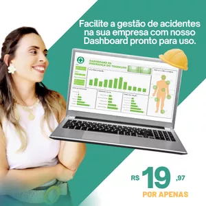 Imagem de capa para o Ebook Dashboard para Gestão de Acidentes de Trabalho