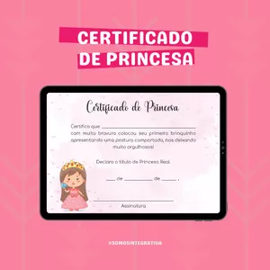 Imagem de capa para o Ebook Certificado de Princesa Real: Perfuração Auricular